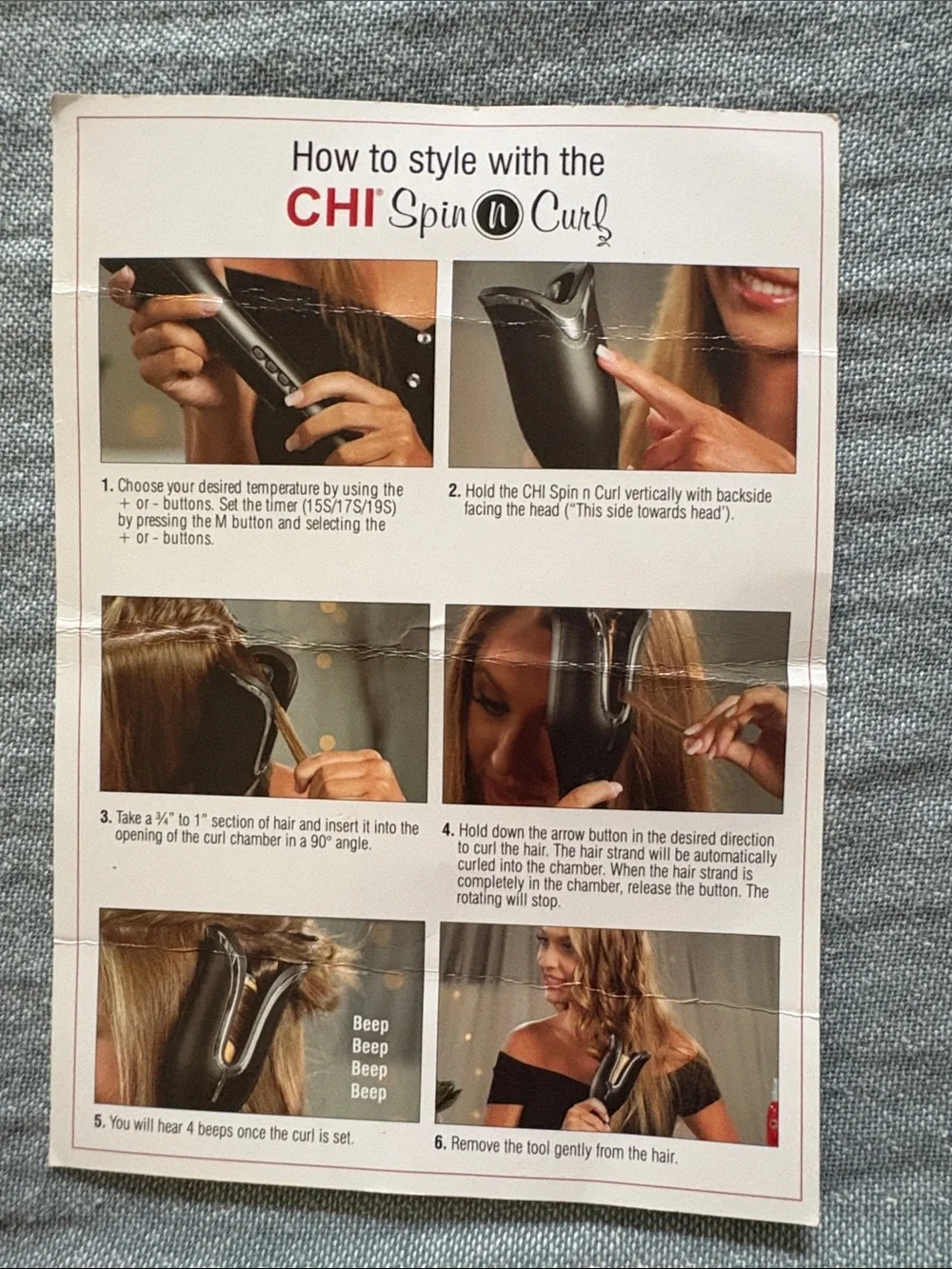 CHI Matte Black Spin N Curl Rotating Curler